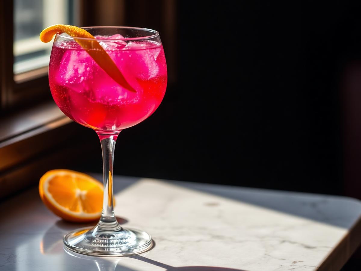 Aronia Spritz made with Aronia